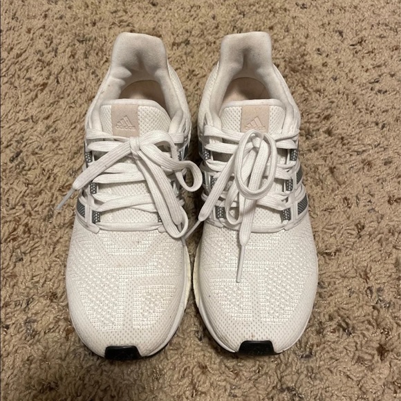 SOLD Adidas Energy Boost 3 White Gray - Picture 1 of 12